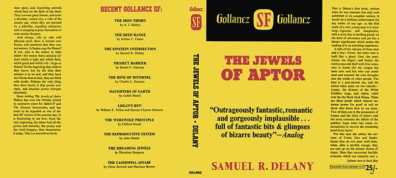 Item #36533 Jewels of Aptor, The. Samuel R. Delany.