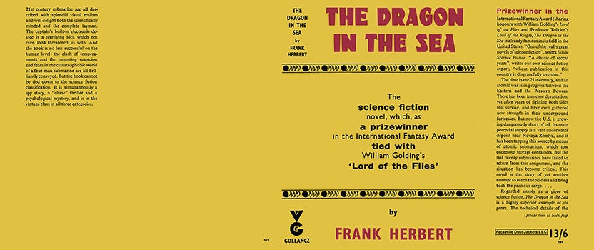 Item #36543 Dragon in the Sea, The. Frank Herbert