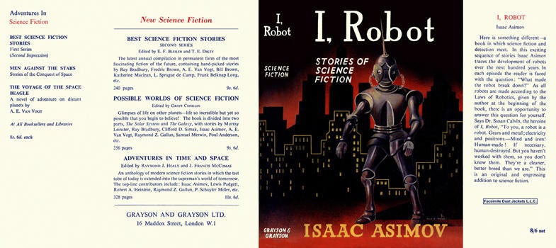 Item #3656 I, Robot. Isaac Asimov