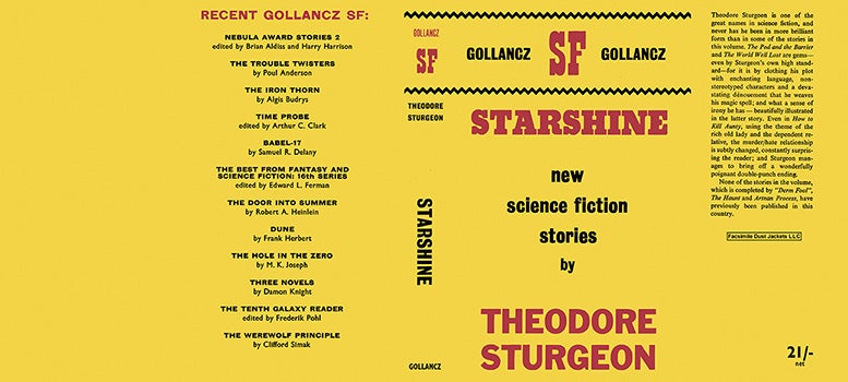 Item #36566 Starshine. Theodore Sturgeon