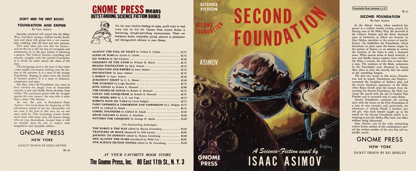 Item #3662 Second Foundation. Isaac Asimov