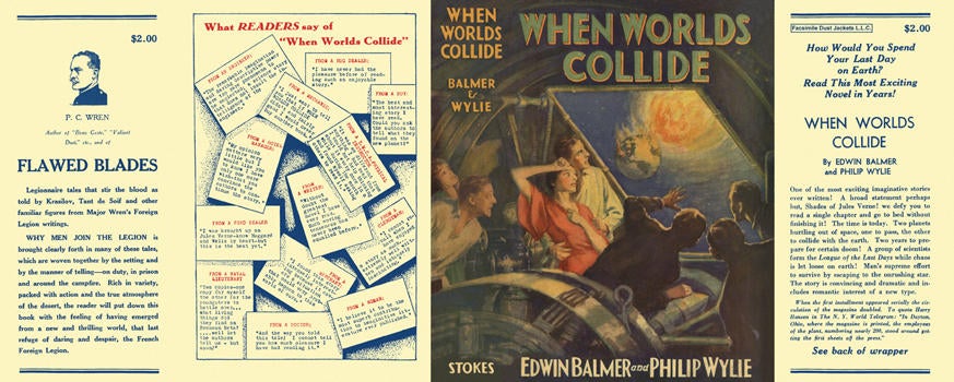 Item #3669 When Worlds Collide. Edwin Balmer, Philip Wylie