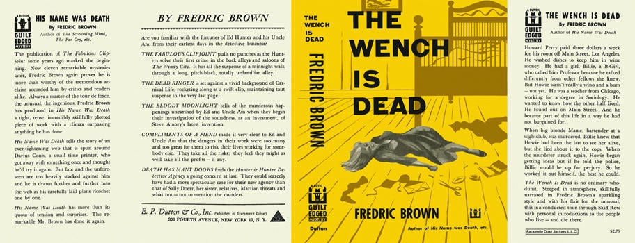 Item #367 Wench Is Dead, The. Fredric Brown.