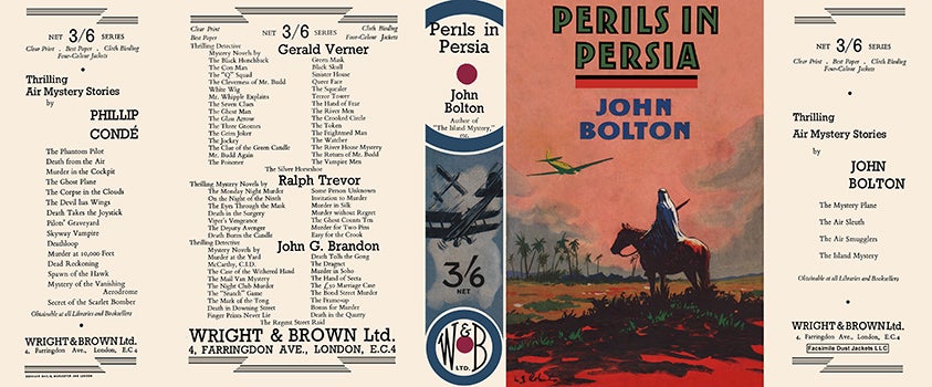 Item #36751 Perils in Persia. John Bolton.