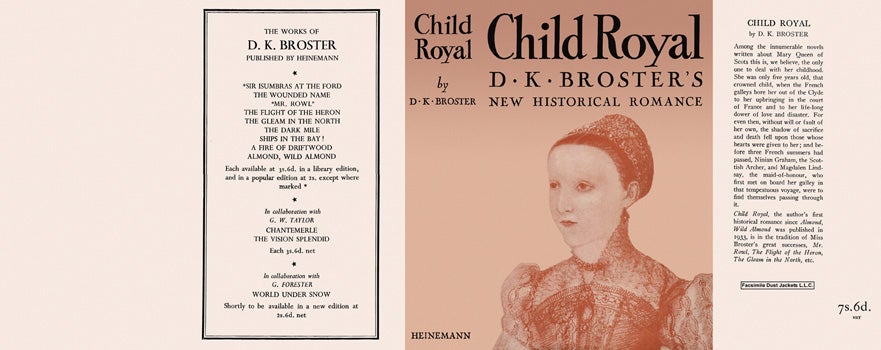 Item #36786 Child Royal. D. K. Broster