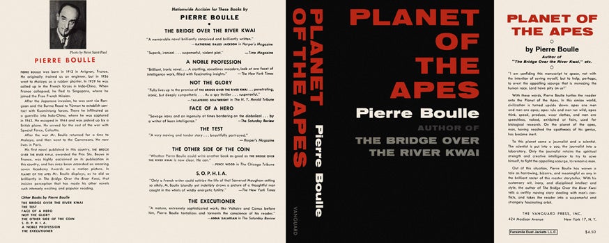 Item #3684 Planet of the Apes. Pierre Boulle