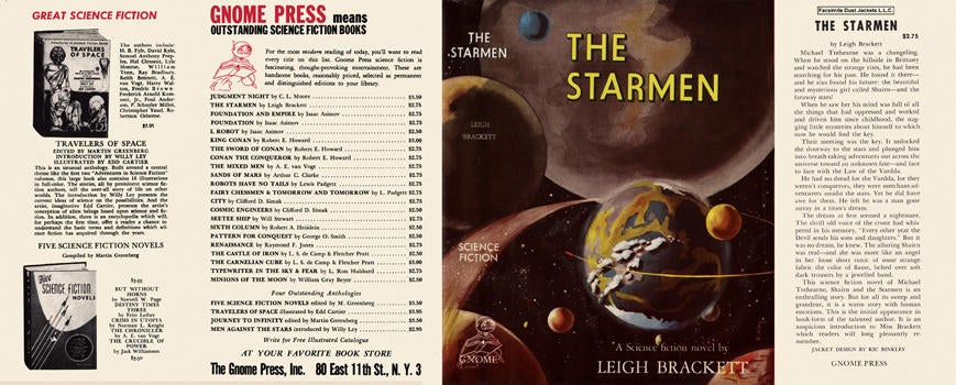 Item #3685 Starmen, The. Leigh Brackett