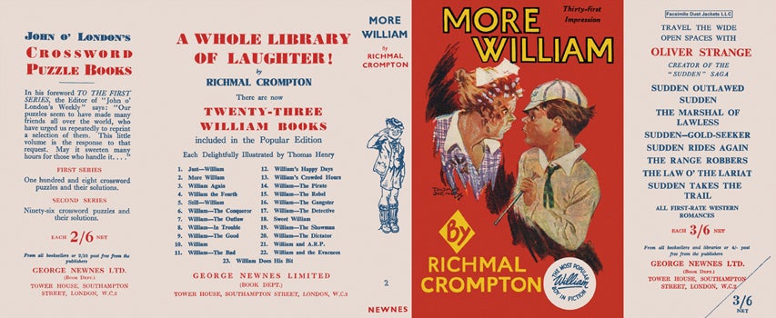 Item #36923 More William. Richmal Crompton