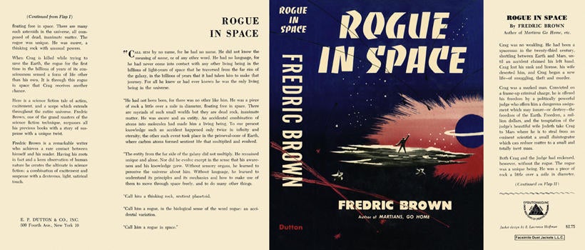 Item #3709 Rogue in Space. Fredric Brown