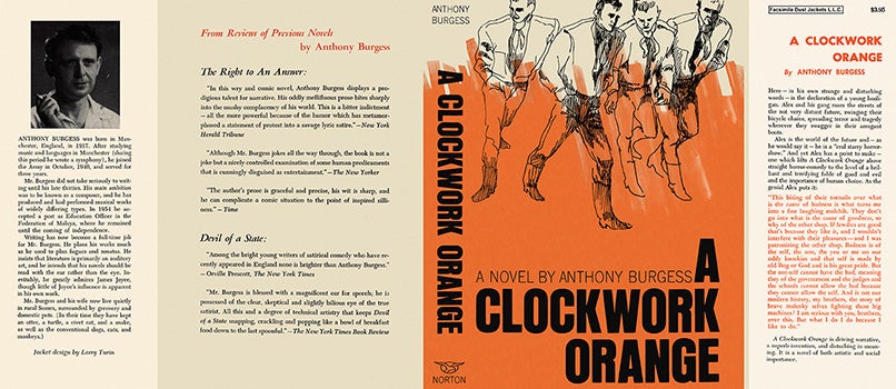 Item #3717 Clockwork Orange, A. Anthony Burgess