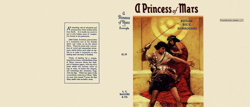 Item #3720 Princess of Mars, A. Edgar Rice Burroughs