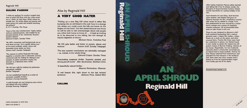 Item #37200 April Shroud, An. Reginald Hill