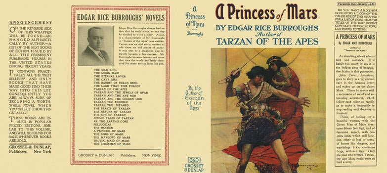 Item #3721 Princess of Mars, A. Edgar Rice Burroughs