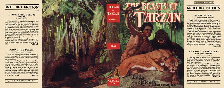 Item #3725 Beasts of Tarzan, The. Edgar Rice Burroughs.