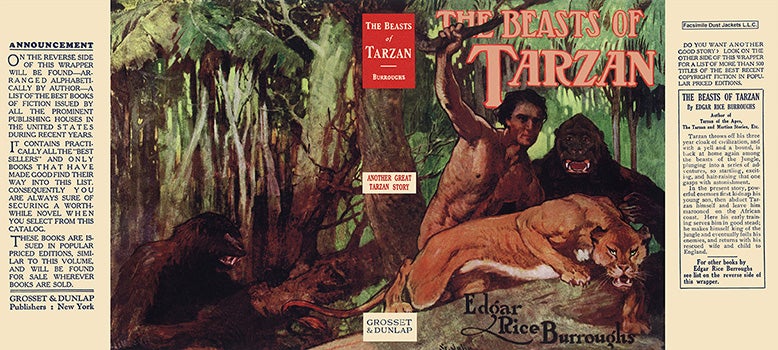 Item #3727 Beasts of Tarzan, The. Edgar Rice Burroughs