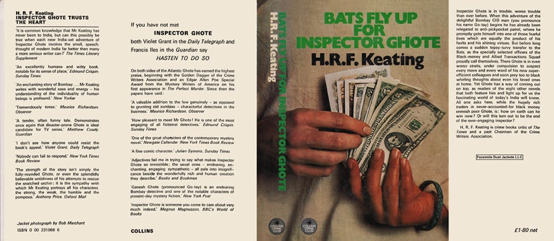 Item #37276 Bats Fly Up for Inspector Ghote. H. R. F. Keating