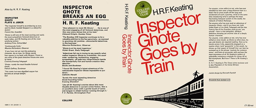 Item #37278 Inspector Ghote Goes by Train. H. R. F. Keating