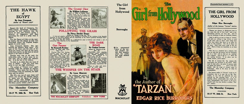Item #3739 Girl from Hollywood, The. Edgar Rice Burroughs