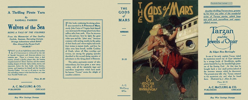 Item #3740 Gods of Mars, The. Edgar Rice Burroughs