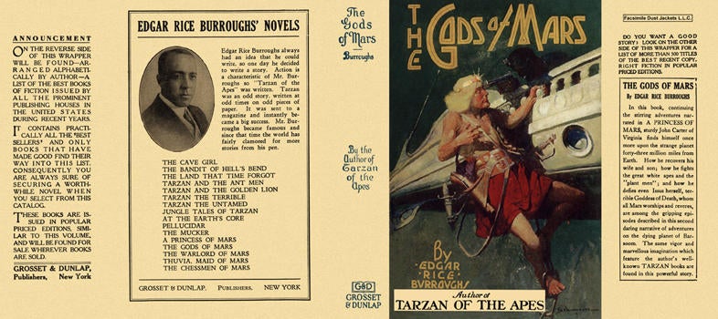 Item #3741 Gods of Mars, The. Edgar Rice Burroughs