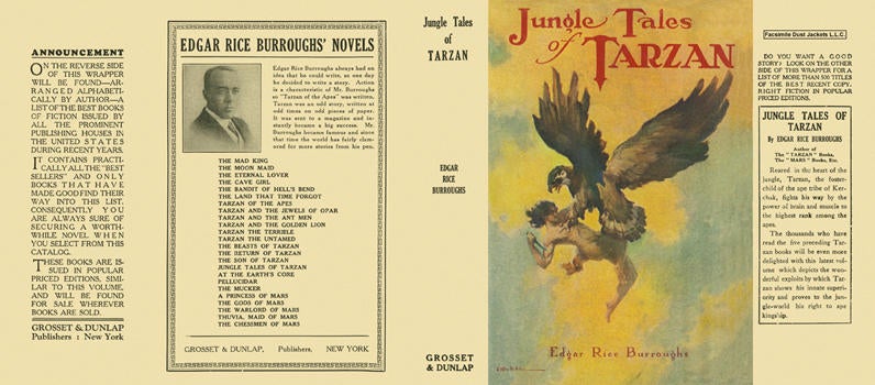 Item #3746 Jungle Tales of Tarzan. Edgar Rice Burroughs.
