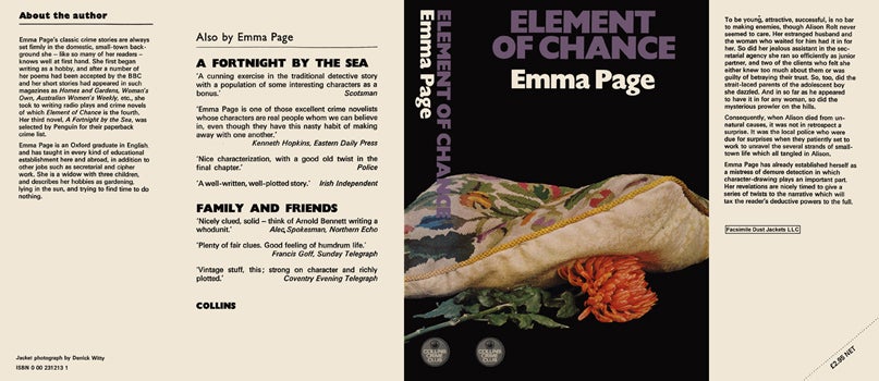 Item #37531 Element of Chance. Emma Page.