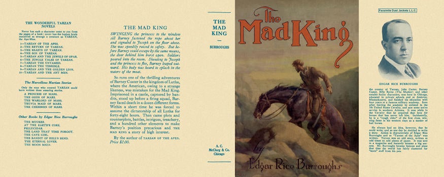 Item #3754 Mad King, The. Edgar Rice Burroughs