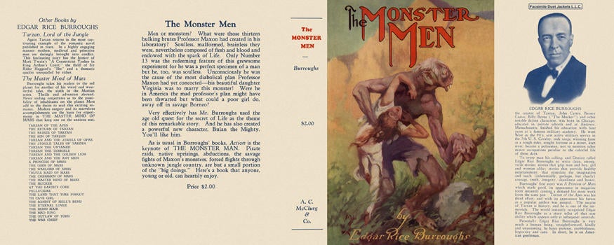 Item #3758 Monster Men, The. Edgar Rice Burroughs