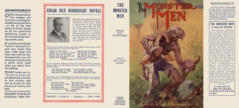 Item #3759 Monster Men, The. Edgar Rice Burroughs