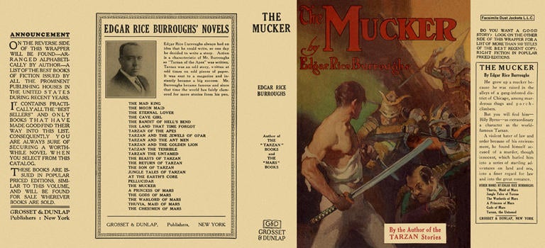 Item #3762 Mucker, The. Edgar Rice Burroughs.