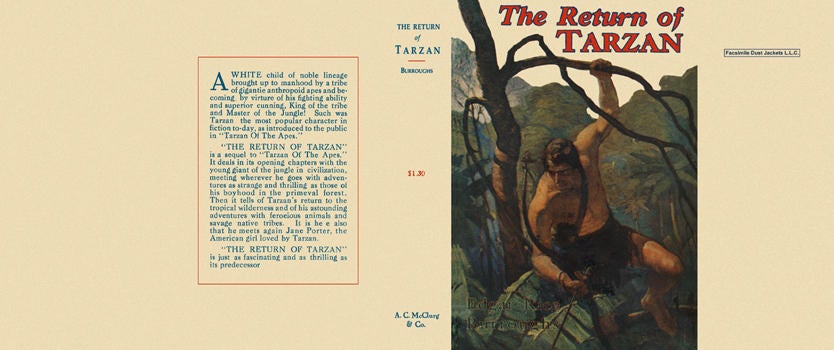 Item #3768 Return of Tarzan, The. Edgar Rice Burroughs