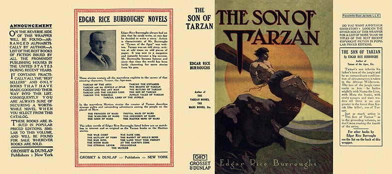 Item #3773 Son of Tarzan, The. Edgar Rice Burroughs.
