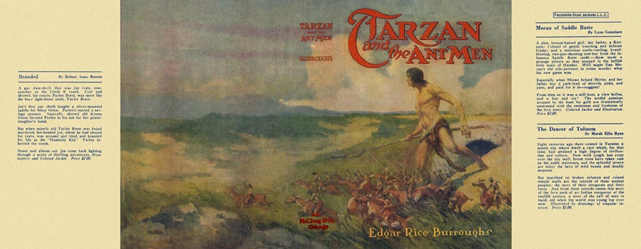 Item #3779 Tarzan and the Ant Men. Edgar Rice Burroughs.