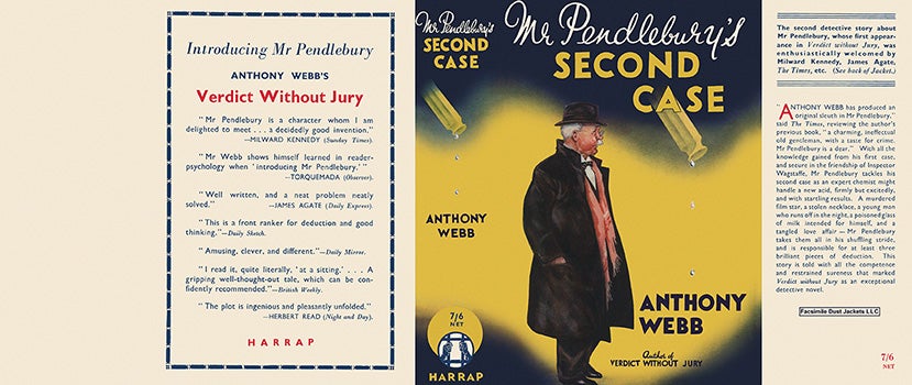 Item #37866 Mr. Pendlebury's Second Case. Anthony Webb