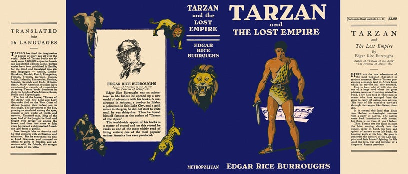 Item #3791 Tarzan and the Lost Empire. Edgar Rice Burroughs.