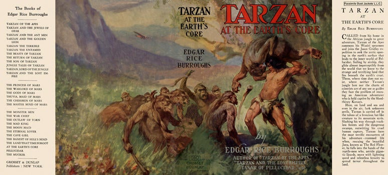 Item #3792 Tarzan at the Earth's Core. Edgar Rice Burroughs.