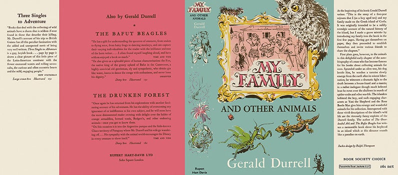 Item #37950 My Family and Other Animals. Gerald Durrell.