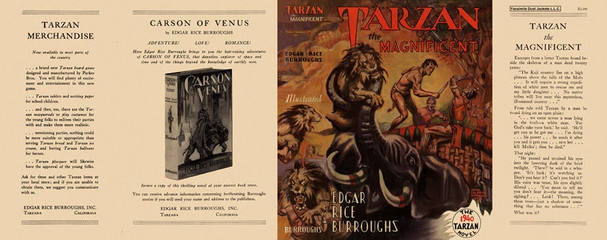Item #3798 Tarzan the Magnificent. Edgar Rice Burroughs