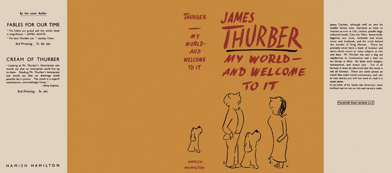 Item #37981 My World - and Welcome to It. James Thurber