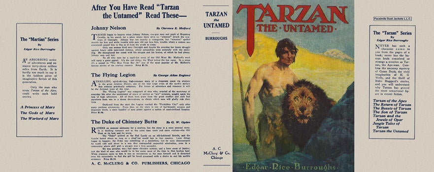 Item #3801 Tarzan the Untamed. Edgar Rice Burroughs