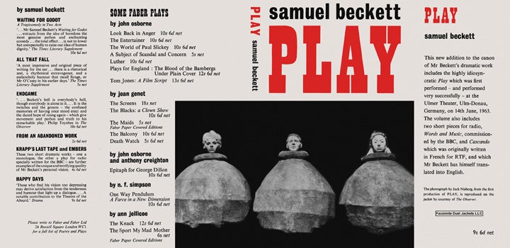 Item #38042 Play. Samuel Beckett.