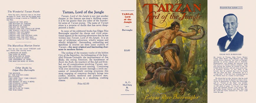 Item #3806 Tarzan, Lord of the Jungle. Edgar Rice Burroughs.