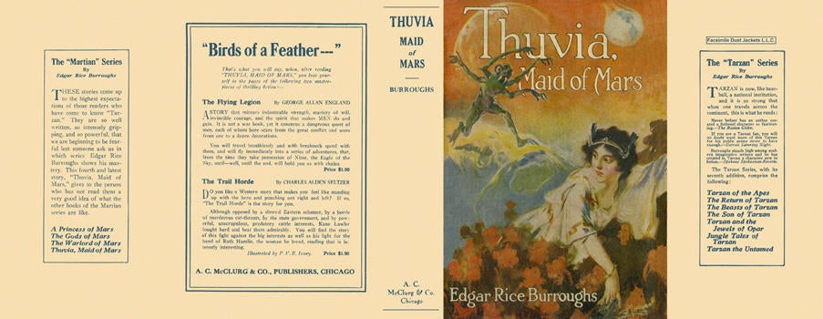 Item #3809 Thuvia, Maid of Mars. Edgar Rice Burroughs.