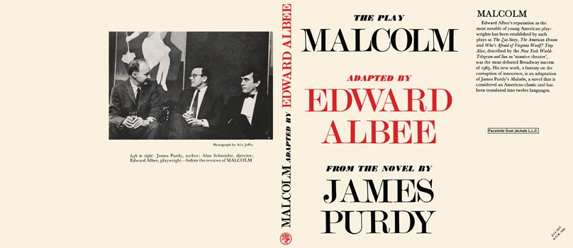Item #38105 Malcolm, The Play. Edward Albee, James Purdy