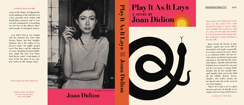 Item #38119 Play It As It Lays. Joan Didion.