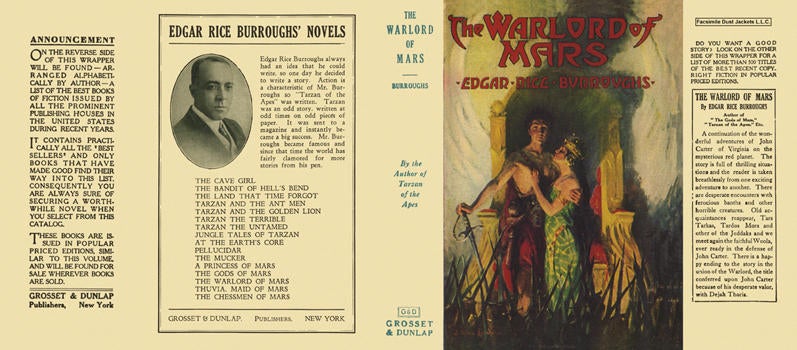 Item #3812 Warlord of Mars, The. Edgar Rice Burroughs