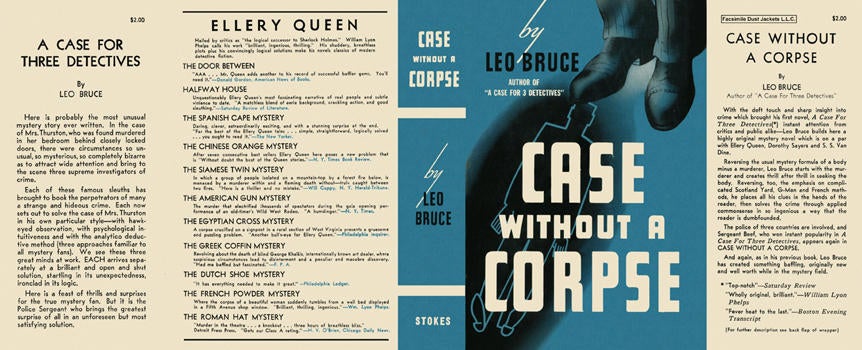 Item #383 Case Without a Corpse. Leo Bruce.