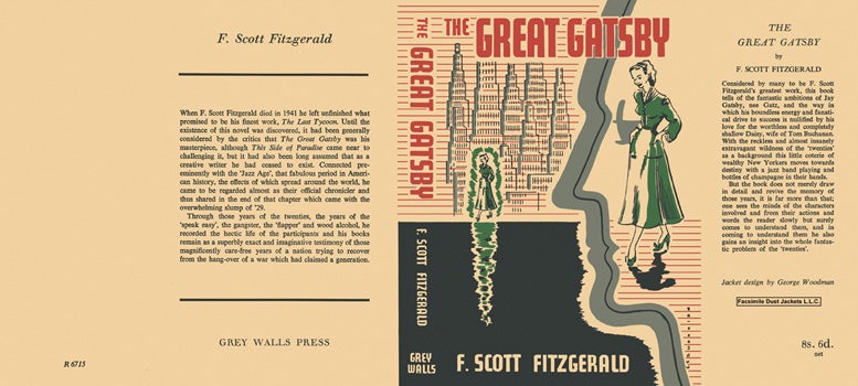 Item #38300 Great Gatsby, The. F. Scott Fitzgerald.