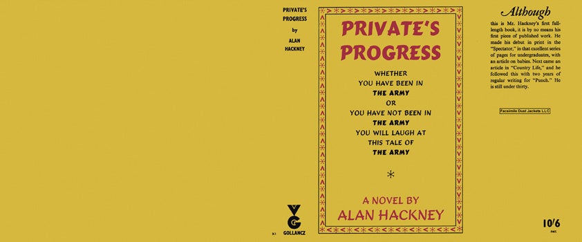 Item #38304 Private's Progress. Alan Hackney.