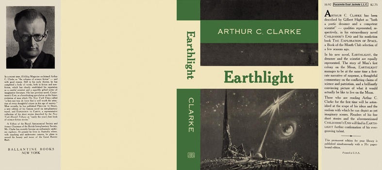 Item #3833 Earthlight. Arthur C. Clarke.
